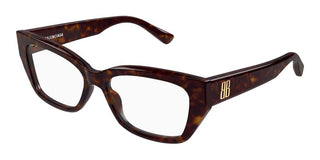 Balenciaga BB0483O women Havana Squared Eyeglasses