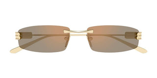 Balenciaga BB0488S men Gold Squared Sunglasses