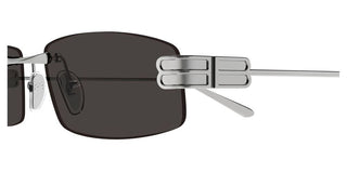 Balenciaga BB0488S men Ruthenium Squared Sunglasses