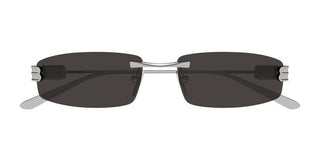 Balenciaga BB0488S men Ruthenium Squared Sunglasses