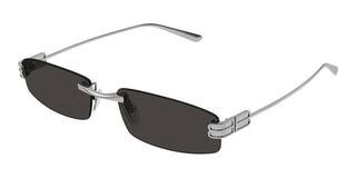 Balenciaga BB0488S men Ruthenium Squared Sunglasses