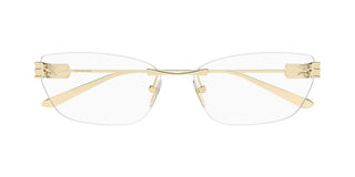 Balenciaga BB0490O women Gold Cat Eye Eyeglasses