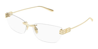 Balenciaga BB0490O women Gold Cat Eye Eyeglasses