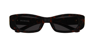 Balenciaga BB0505S women Havana Squared Sunglasses