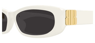 Balenciaga BB0505S women White Squared Sunglasses