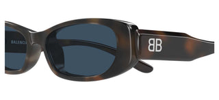 Balenciaga BB0510S women Havana Squared Sunglasses