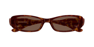 Balenciaga BB0510S women Havana Squared Sunglasses