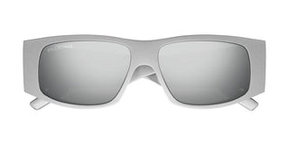 Balenciaga BB 0100S LED FRAME LIMITED EDITION unisex Silver Geometric Sunglasses