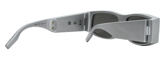 Balenciaga BB 0100S LED FRAME LIMITED EDITION unisex Silver Geometric Sunglasses