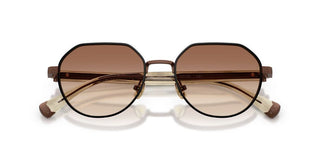 Brunello Cucinelli BC 1007T unisex Brown Round Eyeglasses