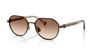 Brunello Cucinelli BC 1007T unisex Brown Round Eyeglasses