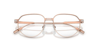 Brunello Cucinelli BC 1008T unisex Rose gold Geometric Eyeglasses