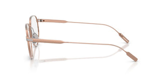 Brunello Cucinelli BC 1008T unisex Rose gold Geometric Eyeglasses