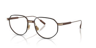 Brunello Cucinelli BC 1008T unisex Brown Geometric Eyeglasses