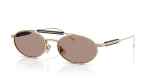 Brunello Cucinelli BC 2013ST unisex Gold Oval Sunglasses