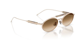 Brunello Cucinelli BC 2013ST unisex Rose gold Oval Sunglasses