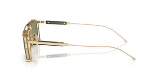 Brunello Cucinelli BC 2014ST WITH CLIP ON men Gold Rectangle Sunglasses
