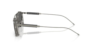 Brunello Cucinelli BC 2014ST WITH CLIP ON men Grey Rectangle Sunglasses