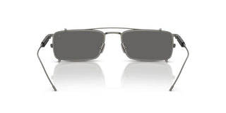 Brunello Cucinelli BC 2014ST WITH CLIP ON men Grey Rectangle Sunglasses