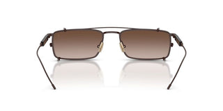 Brunello Cucinelli BC 2014ST WITH CLIP ON men Brown Rectangle Sunglasses