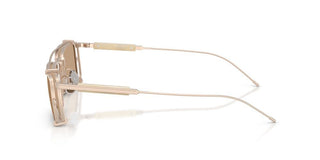 Brunello Cucinelli BC 2014ST WITH CLIP ON men Rose gold Rectangle Sunglasses