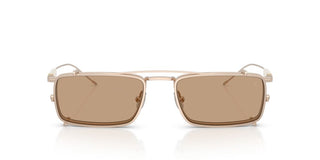Brunello Cucinelli BC 2014ST WITH CLIP ON men Rose gold Rectangle Sunglasses