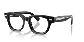 Brunello Cucinelli Bc 3012 Unisex Black Squared Eyeglasses