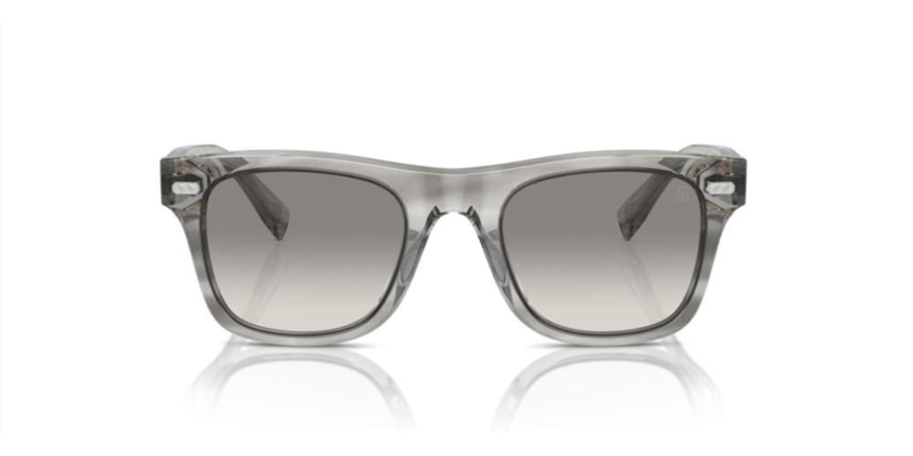 Brunello Cucinelli Bc 4002s Unisex Grey Squared Sunglasses