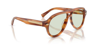 Brunello Cucinelli Bc 4017s Men Havana Pilot Sunglasses