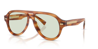 Brunello Cucinelli Bc 4017s Men Havana Pilot Sunglasses