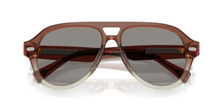 Brunello Cucinelli BC 4017S men Brown Pilot Sunglasses