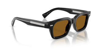 Brunello Cucinelli Bc 4018s Men Black Squared Sunglasses