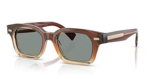 Brunello Cucinelli BC 4018S men Brown Squared Sunglasses