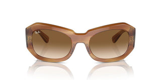 Ray-ban Beate Rb 2212 Unisex Havana Squared Sunglasses