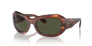 Ray-ban Beate Rb 2212 Unisex Havana Squared Sunglasses
