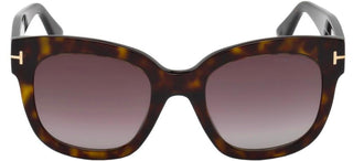 Tom Ford BEATRIX-02 FT 0613 women Havana Oversize Sunglasses