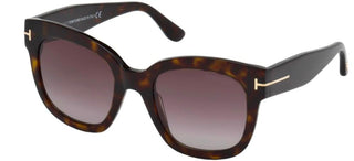 Tom Ford BEATRIX-02 FT 0613 women Havana Oversize Sunglasses