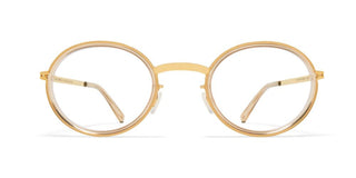 Mykita BERTHOLD unisex Gold Round Eyeglasses