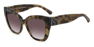 Kate Spade BEXLEY/G/S women Havana Butterfly Sunglasses