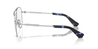 Burberry Be 1386 Men Silver Pilot Eyeglasses