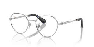 Burberry Be 1388d Men Silver Round Eyeglasses