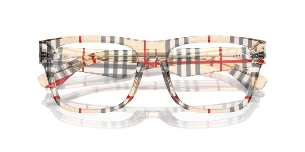 特価ブランド Burberry BE 2411 men Multicolor Squared Eyeglasses 筆記具