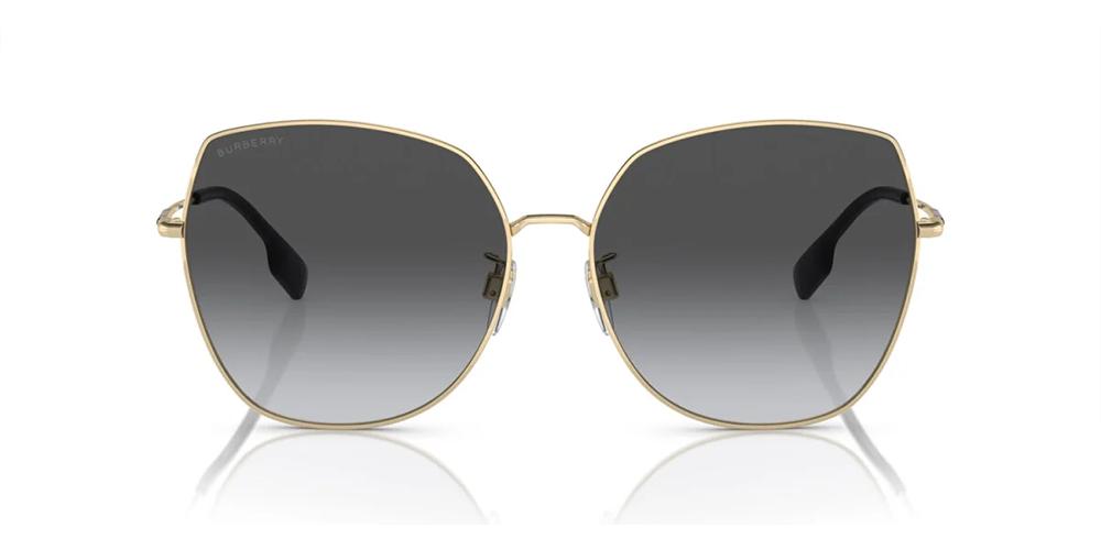 BURBERRY サングラス 0BE3136D 101787 60 GOLD Burberry BE 3136D women Gold Oversize Sunglasses – Otticanet USA