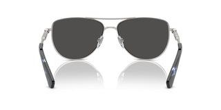 Burberry Be 3149 Women Silver Pilot Sunglasses
