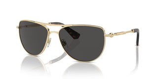 Burberry Be 3149 Women Gold Pilot Sunglasses