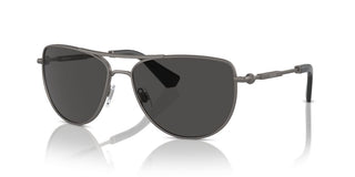 Burberry Be 3149 Women Ruthenium Pilot Sunglasses