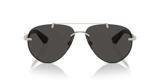 Burberry Be 3151 Women Silver Pilot Sunglasses