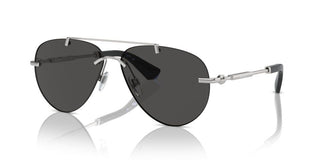 Burberry Be 3151 Women Silver Pilot Sunglasses