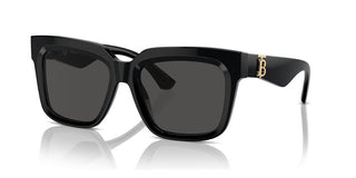 Burberry Be 4419 Women Black Squared Sunglasses