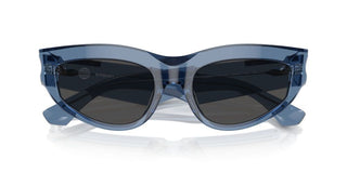 Burberry Be 4425u Women Blue Cat Eye Sunglasses